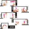 3 Sheet Colorful Nail Wraps Nail Decoration Nail Art Stickers Full Nail Decals